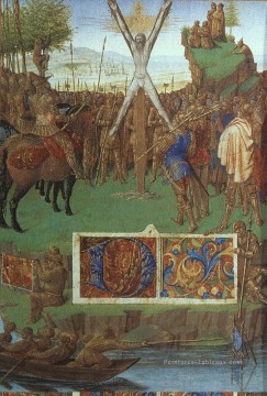 Martyre de Saint André Jean Fouquet Peinture à l'huile